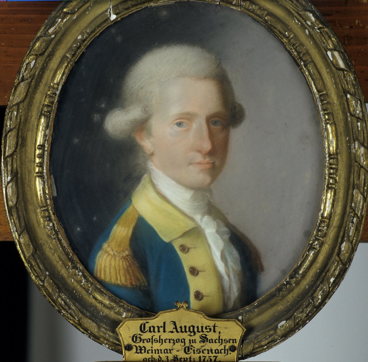 Carl August, il Granduca di Saxe-Weimar-Eisenach da Johann Philipp Bach