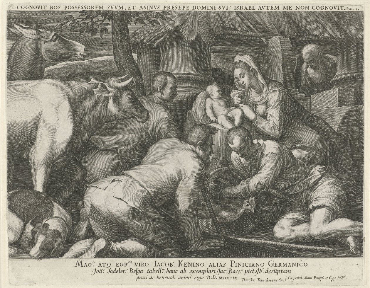 Adorazione dei pastori da Johann Sadeler (I)