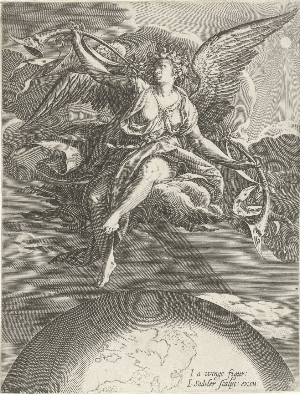 Allegoria della Fama da Johann Sadeler (I)