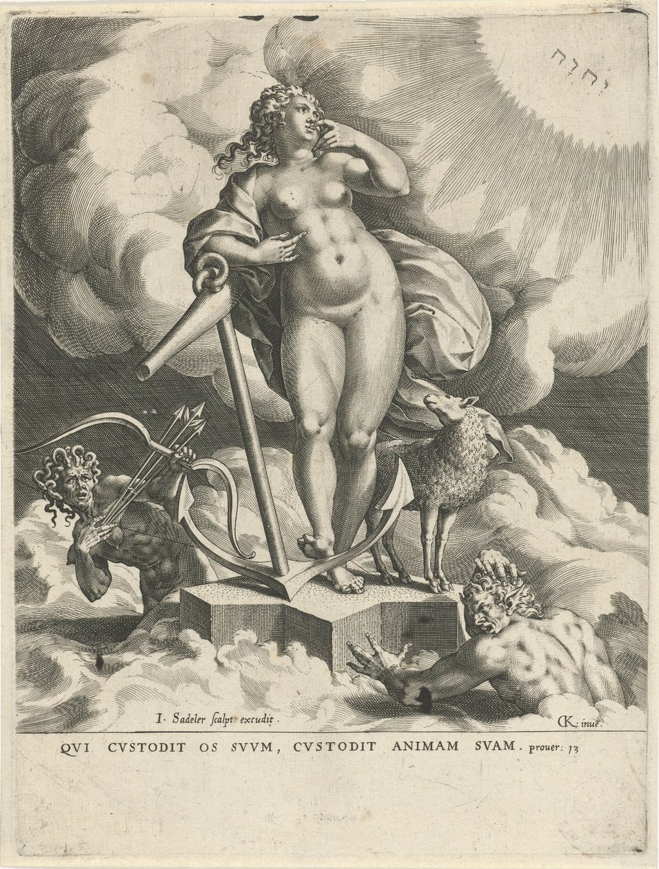 Allegoria della Speranza da Johann Sadeler (I)