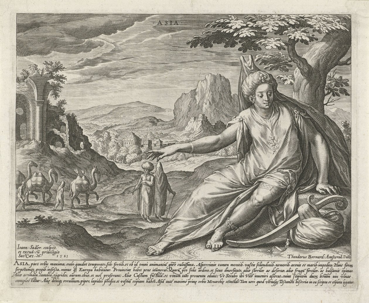 Asia da Johann Sadeler (I)