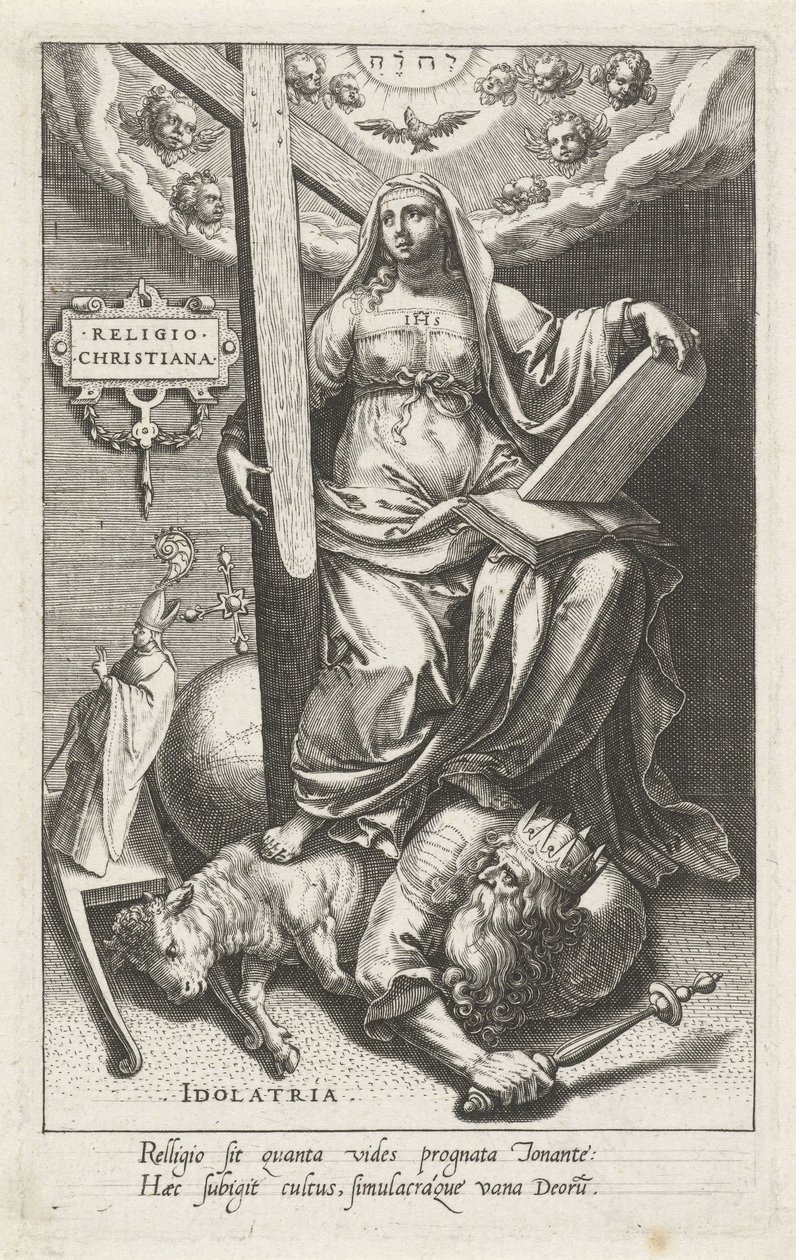 Religione Cristiana (Religio Christiana) sconfigge l