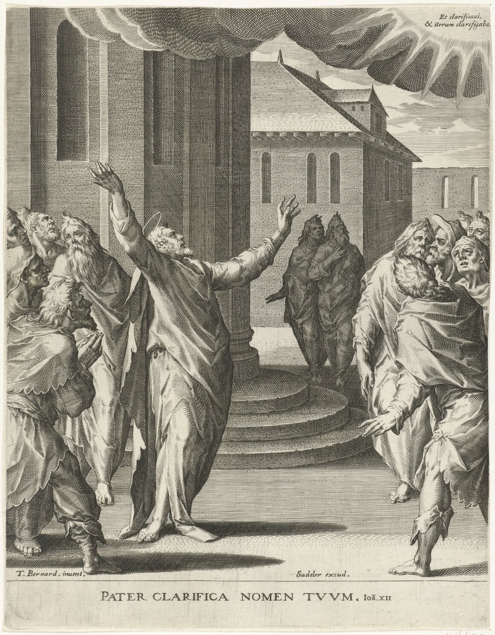 Cristo prega Dio da Johann Sadeler (I)