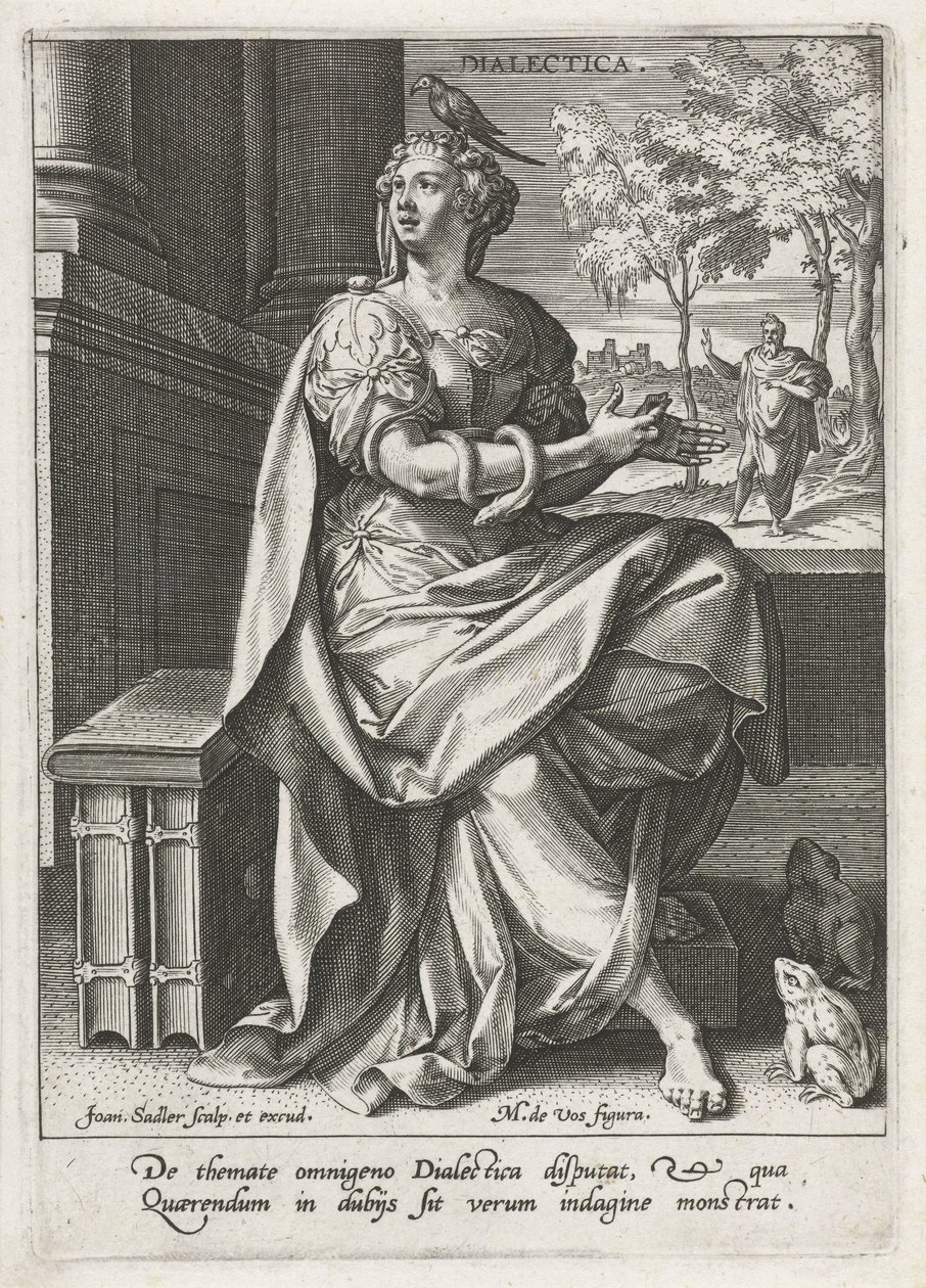 Dialettica (Le sette arti liberali) da Johann Sadeler (I)