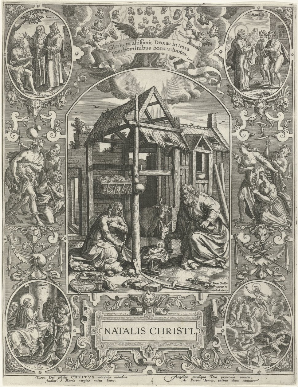 Nascita di Cristo: Natale da Johann Sadeler (I)