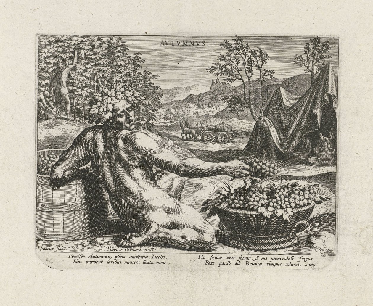 Autunno (Dei quattro stagioni) da Johann Sadeler (I)