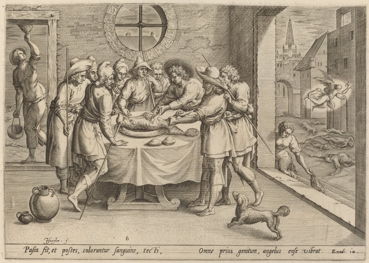 Preparazione per la Pasqua da Johann Sadeler I