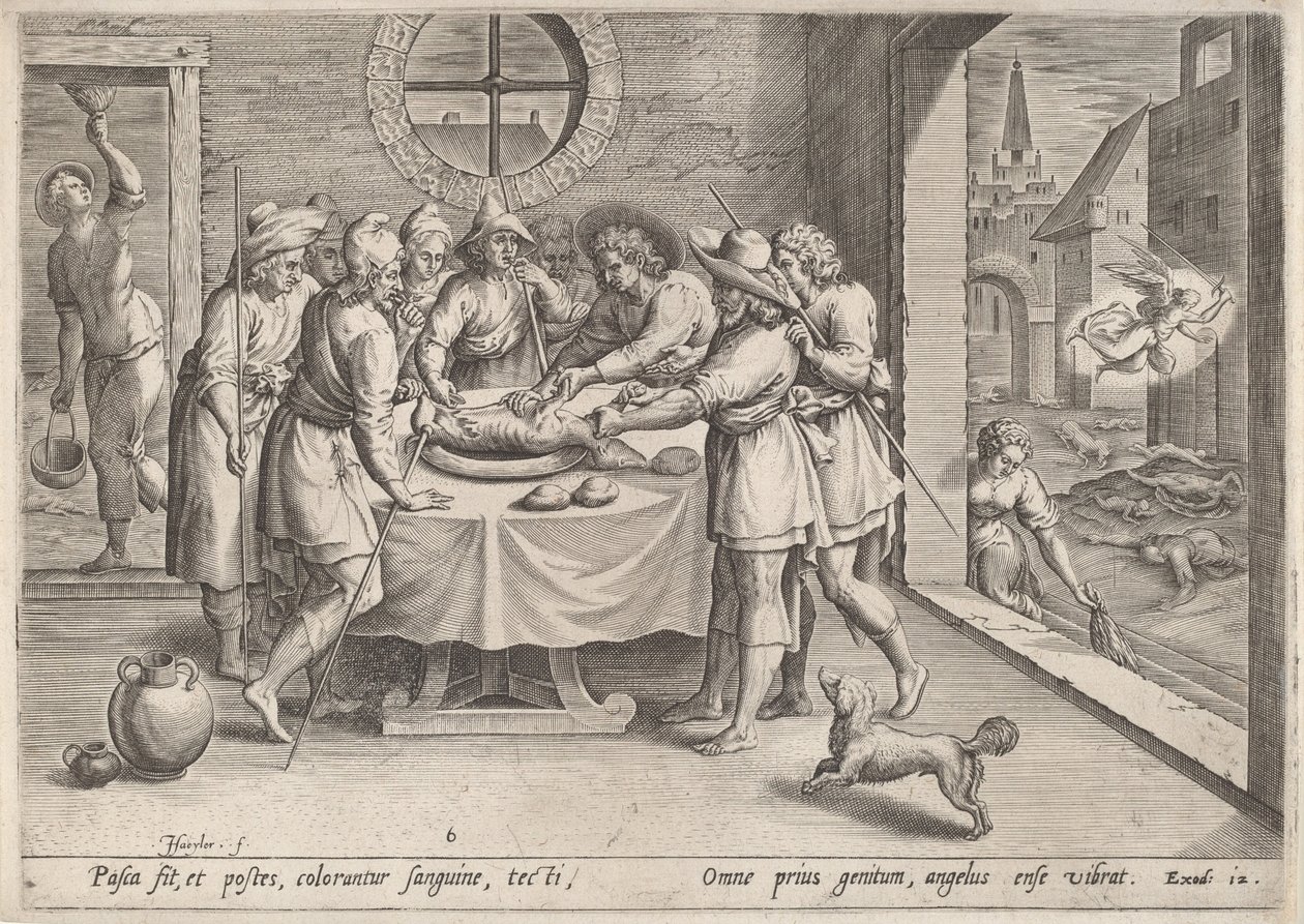 Preparazione per la Pasqua da Johann Sadeler I