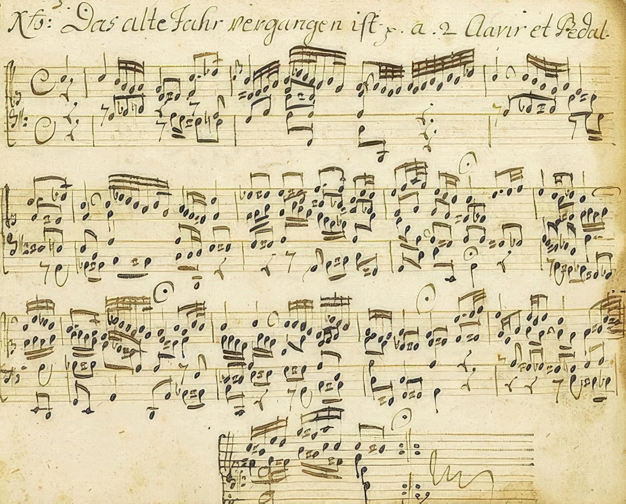 Orgel-Choral Präludium. Dal Orgelbüchlein da Johann Sebastian Bach