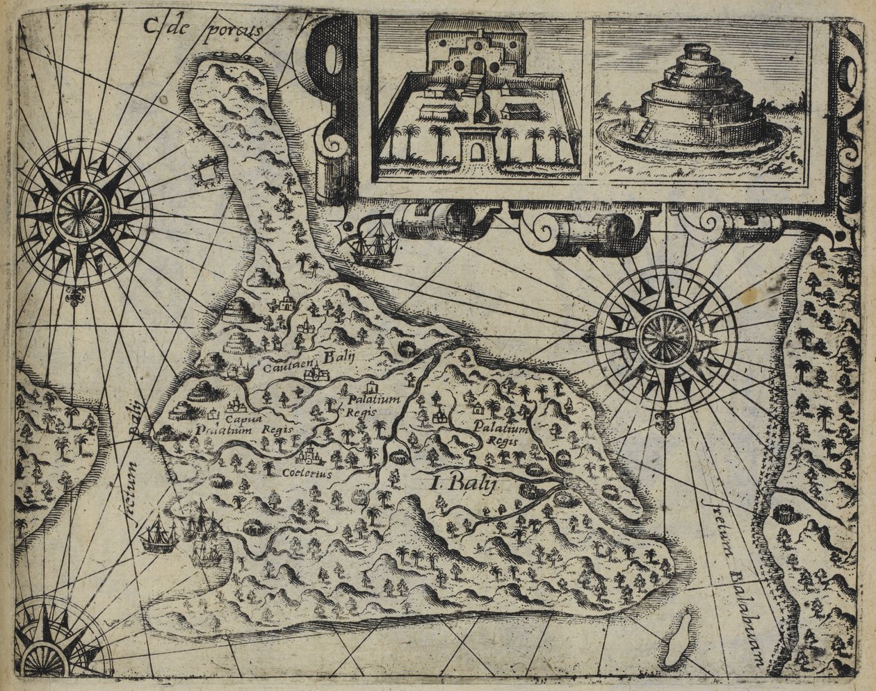 Isola di Bali (Indonesia), Insulae Baly contrafactura da Johann Theodor de Bry