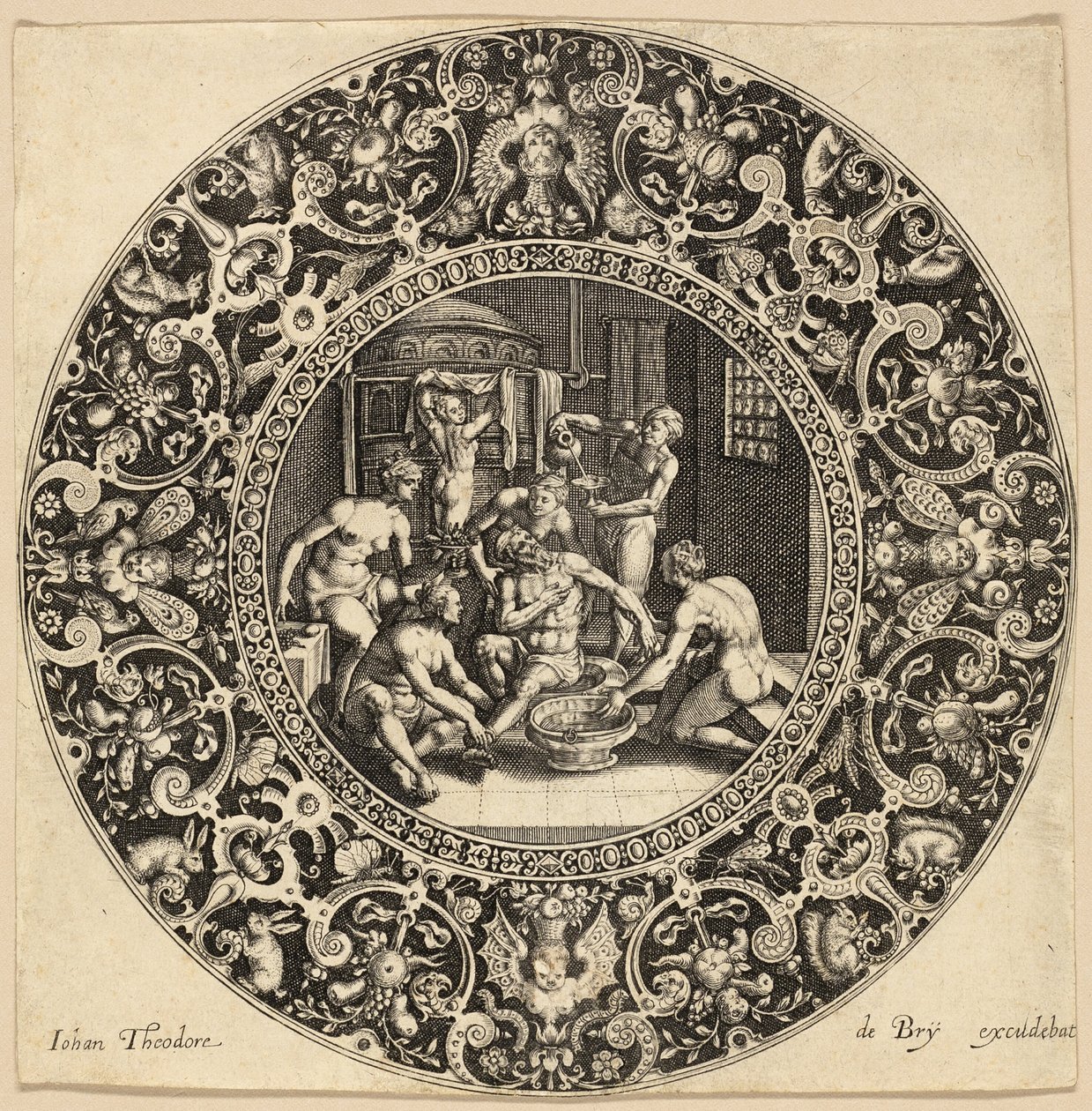 Bagno di Sardanapalo da Johann Theodor de Bry