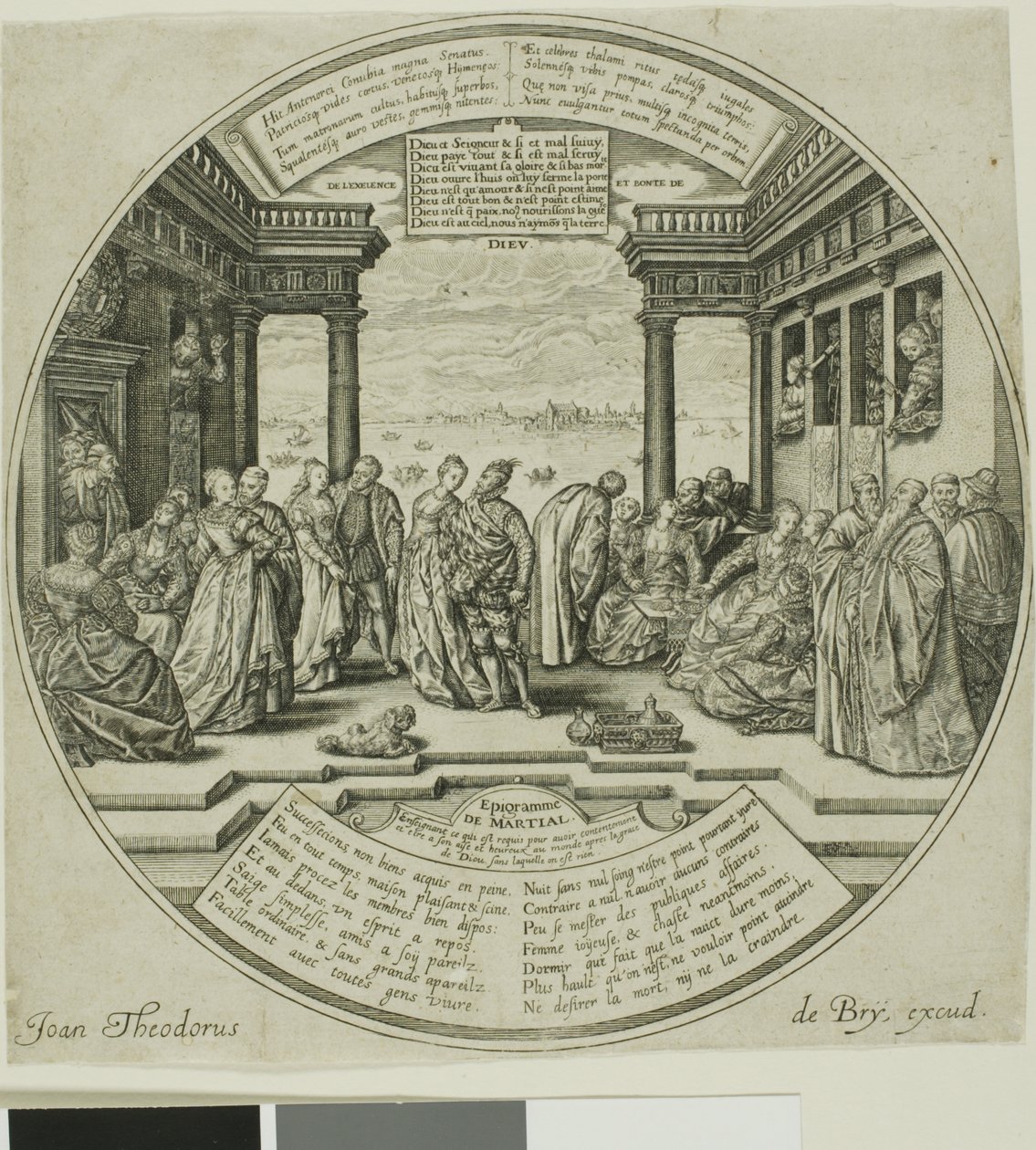Il matrimonio veneziano da Johann Theodor de Bry