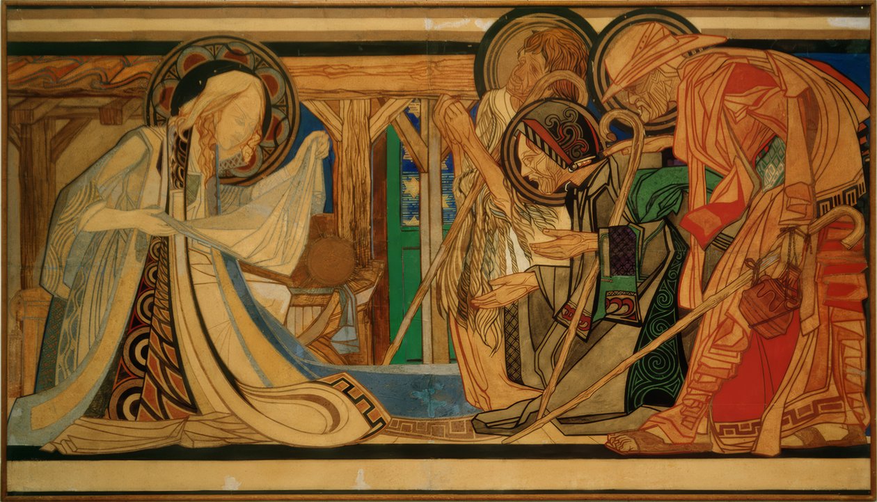 Adorazione dei pastori da Johan Thorn Prikker