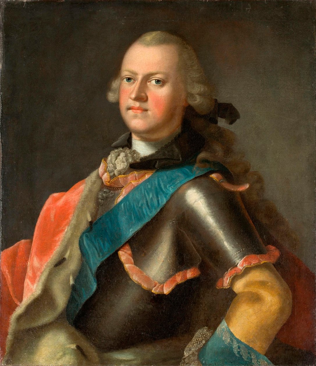 Duca Ernst Friedrich III Carl di Sassonia-Hildburghausen (1727-1780) da Johann Valentin Tischbein