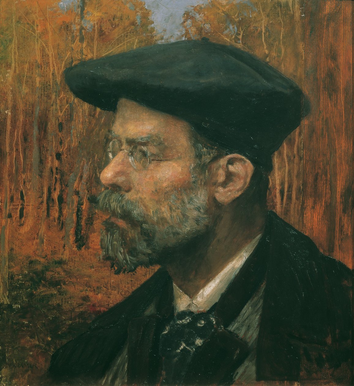 Il pittore Theodor von Hörmann da Johann Victor Krämer
