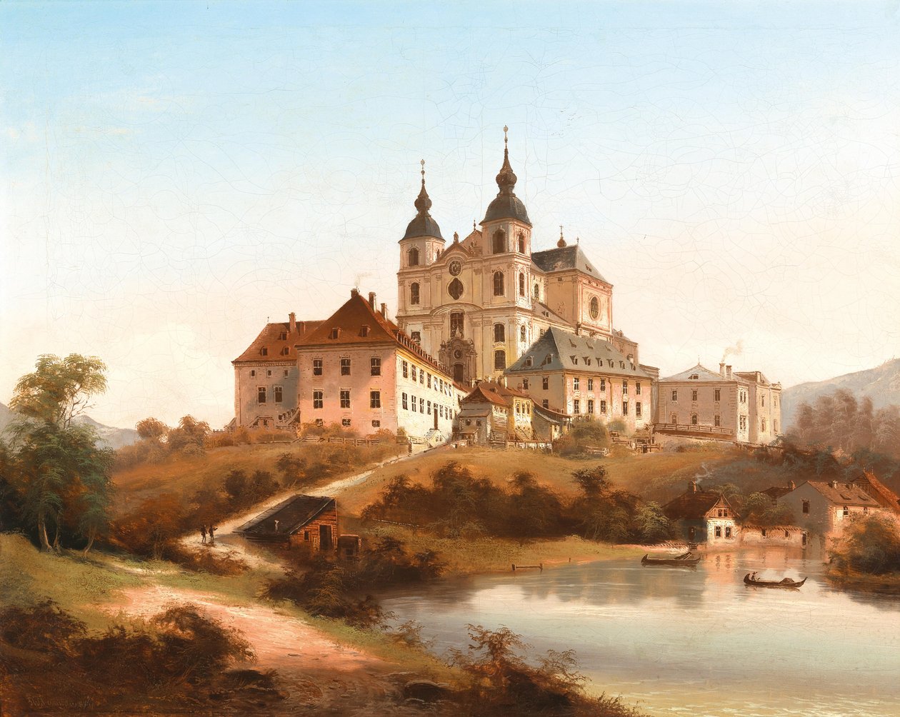 Chiesa di pellegrinaggio Johann Wilhelm Jankowsky Sonntagberg da Johann Wilhelm Jankowski