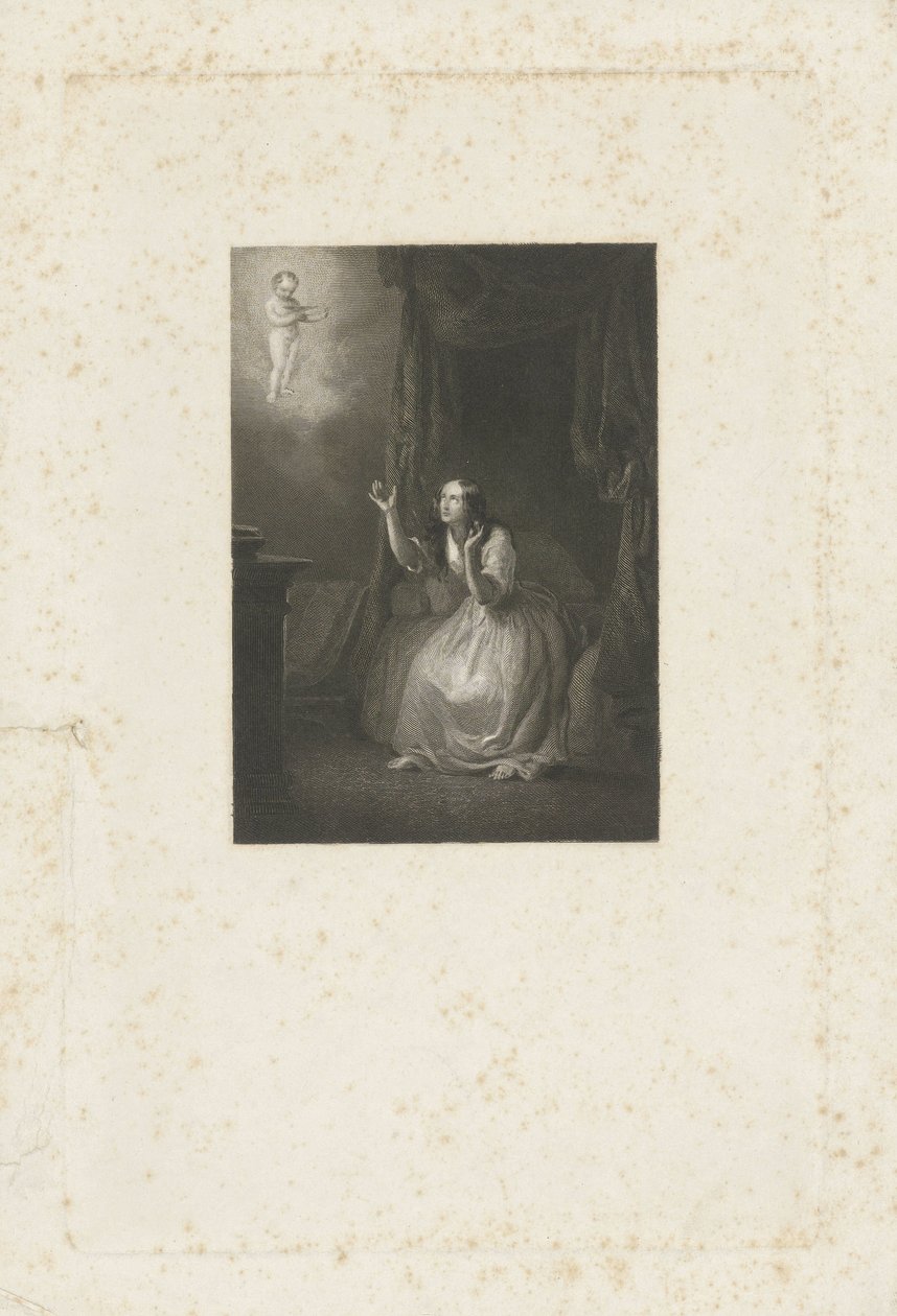 Una giovane donna ha una visione da Johann Wilhelm Kaiser (I)