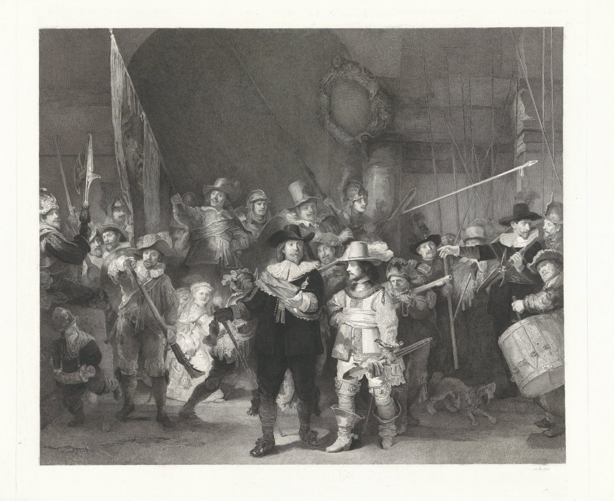 La ronda di notte da Johann Wilhelm Kaiser (I)