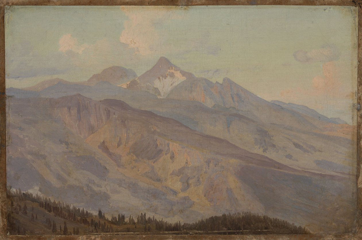 Veduta di montagne da Johann Wilhelm Schirmer