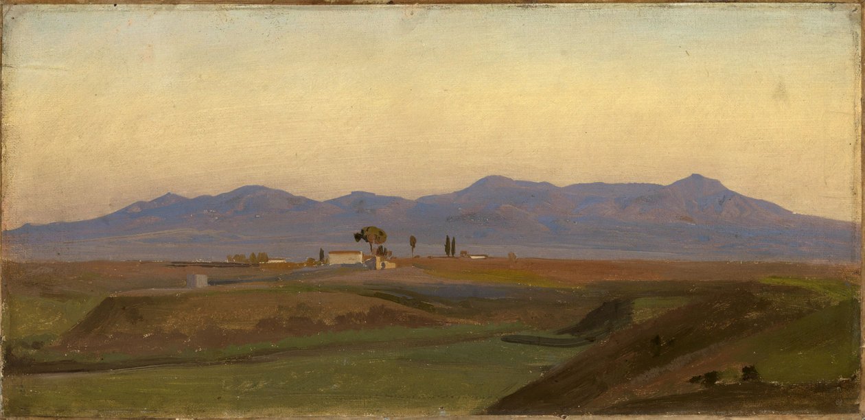 Veduta dalla Campagna romana verso i Monti Sabini da Johann Wilhelm Schirmer
