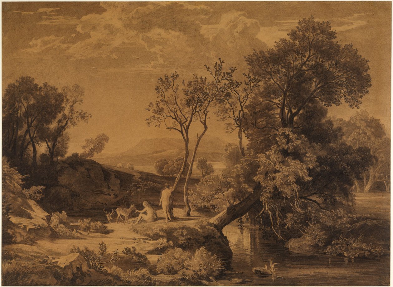 Il paradiso come mattino di primavera (In paradiso I) da Johann Wilhelm Schirmer