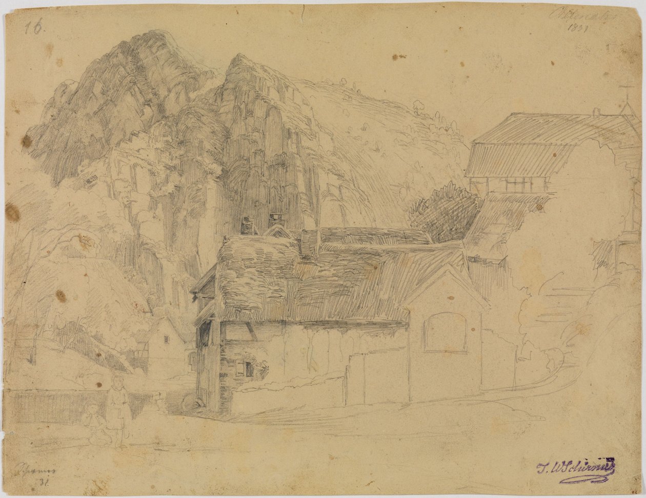 La Heislei presso Altenahr da Johann Wilhelm Schirmer
