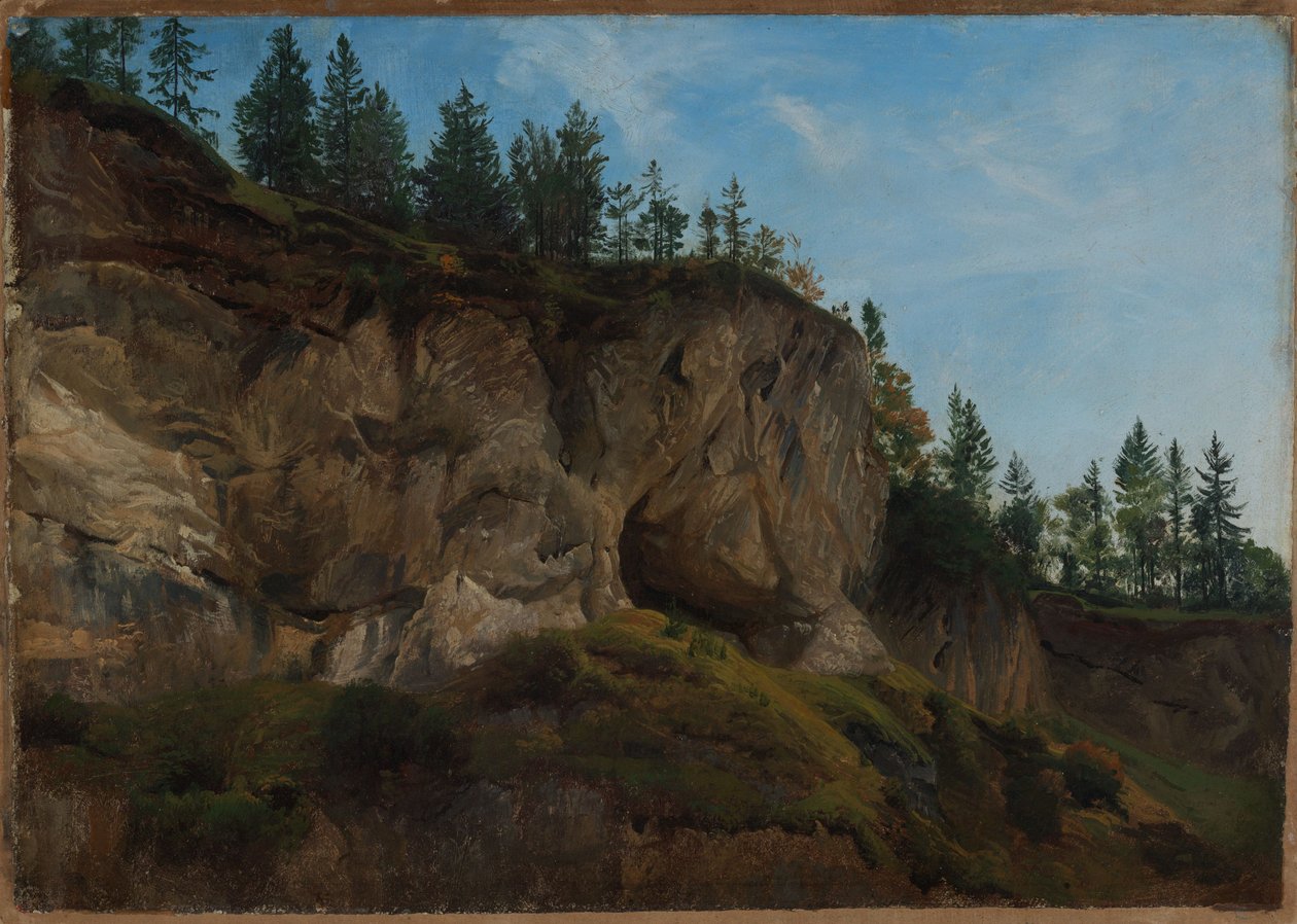 Pendio roccioso in Svizzera da Johann Wilhelm Schirmer