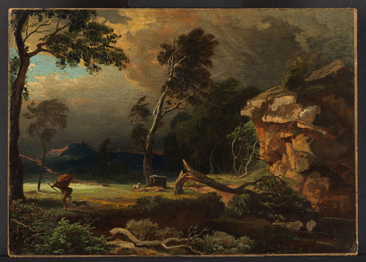 La fuga di Caino da Johann Wilhelm Schirmer