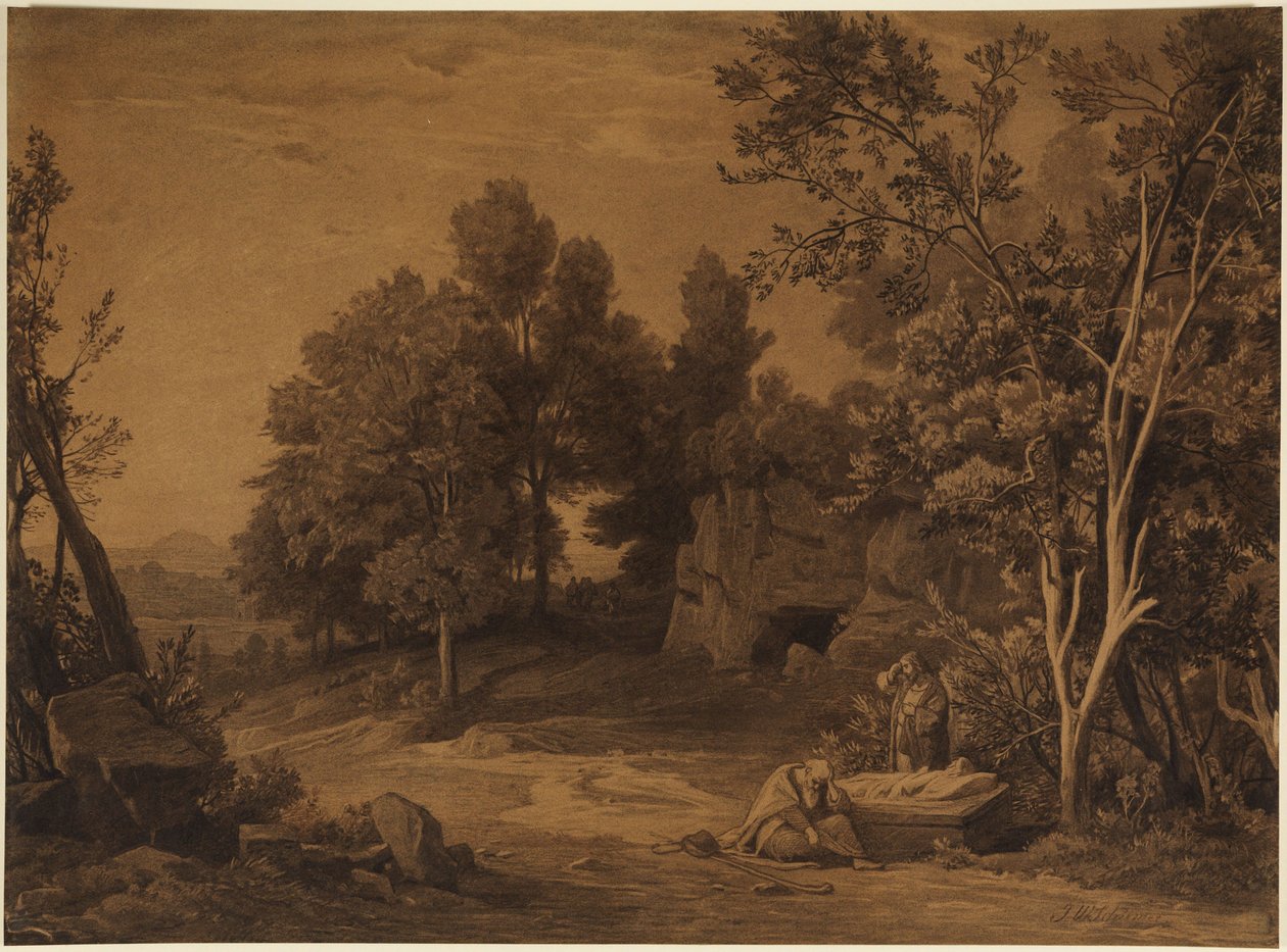 Lamento per la morte di Sara (Genesi 23, 2) da Johann Wilhelm Schirmer