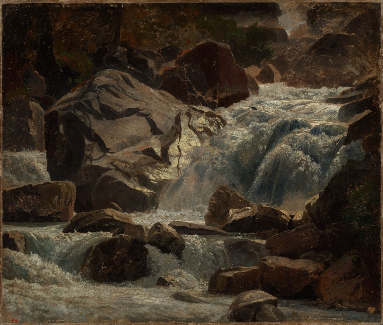 Torrente di montagna svizzero da Johann Wilhelm Schirmer