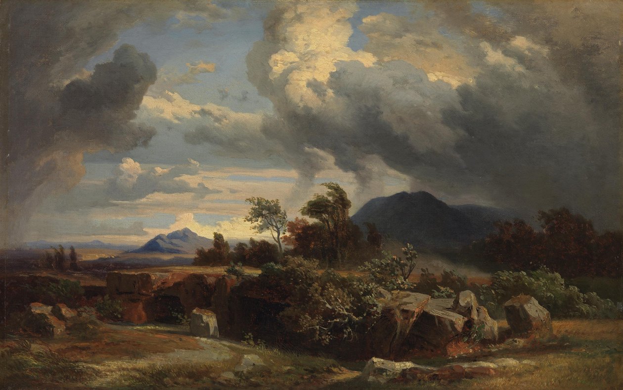 Sera tempestosa da Johann Wilhelm Schirmer