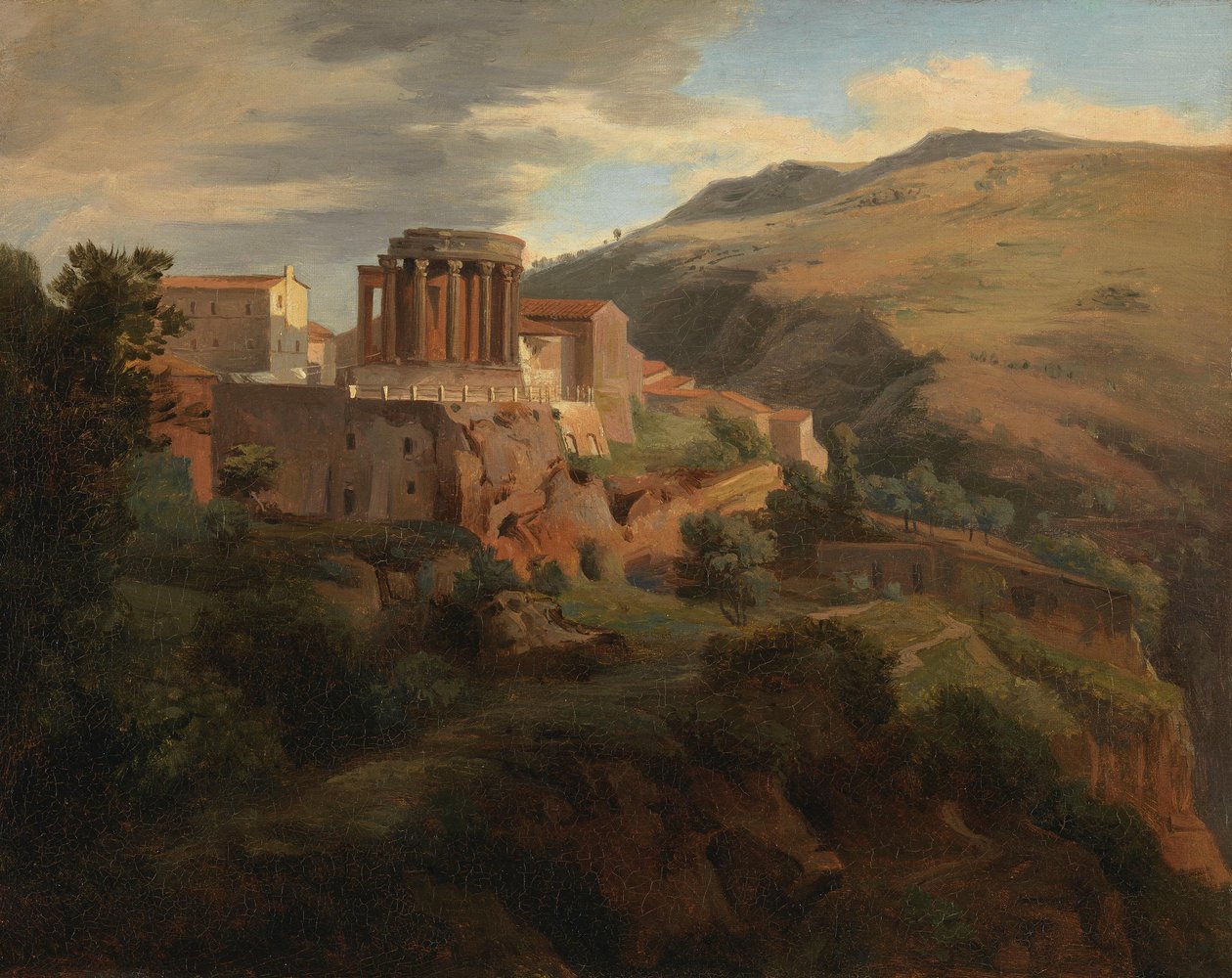 Tivoli con il Tempio di Vesta da Johann Wilhelm Schirmer