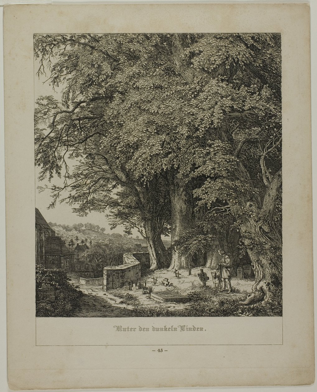 Sotto il tiglio ombroso da Johann Wilhelm Schirmer