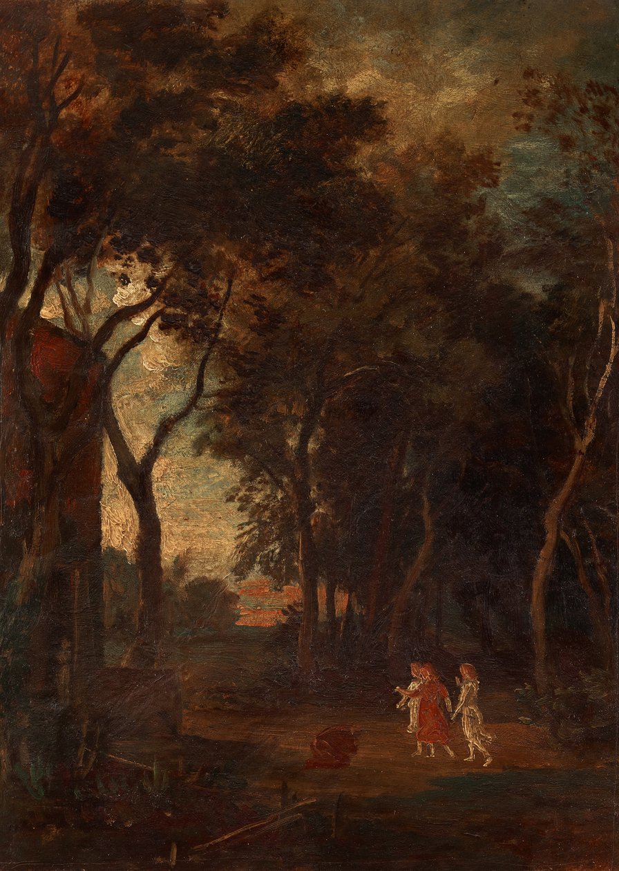 Promessa nel boschetto di Mamre da Johann Wilhelm Schirmer