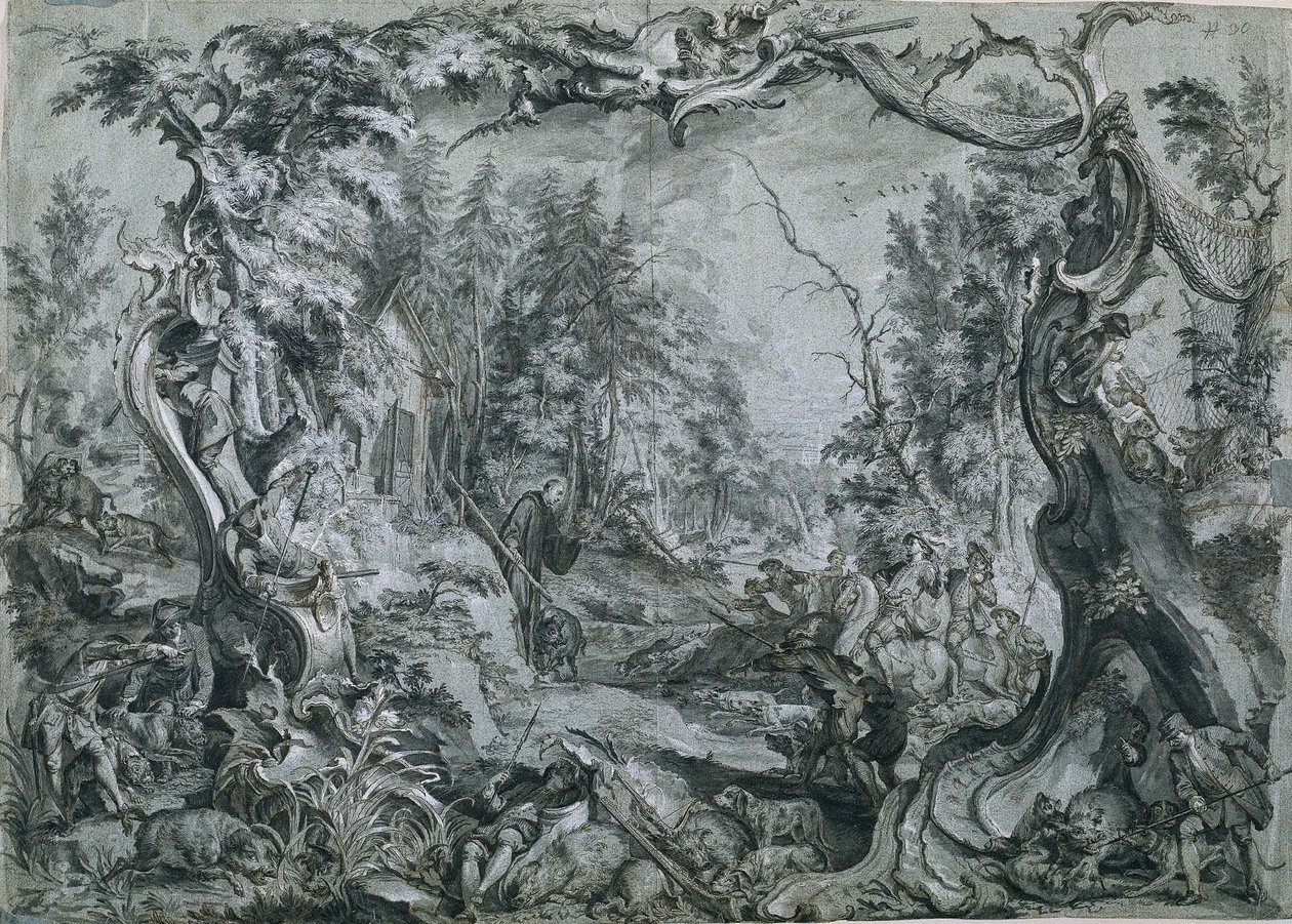 San Deicolo e il Cinghiale da Johann Wolfgang Baumgartner