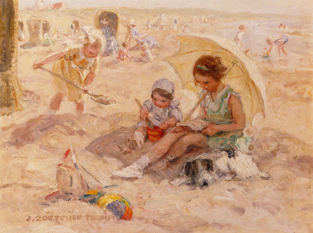 Piacere sulla Spiaggia da Johann Zoetelief Tromp