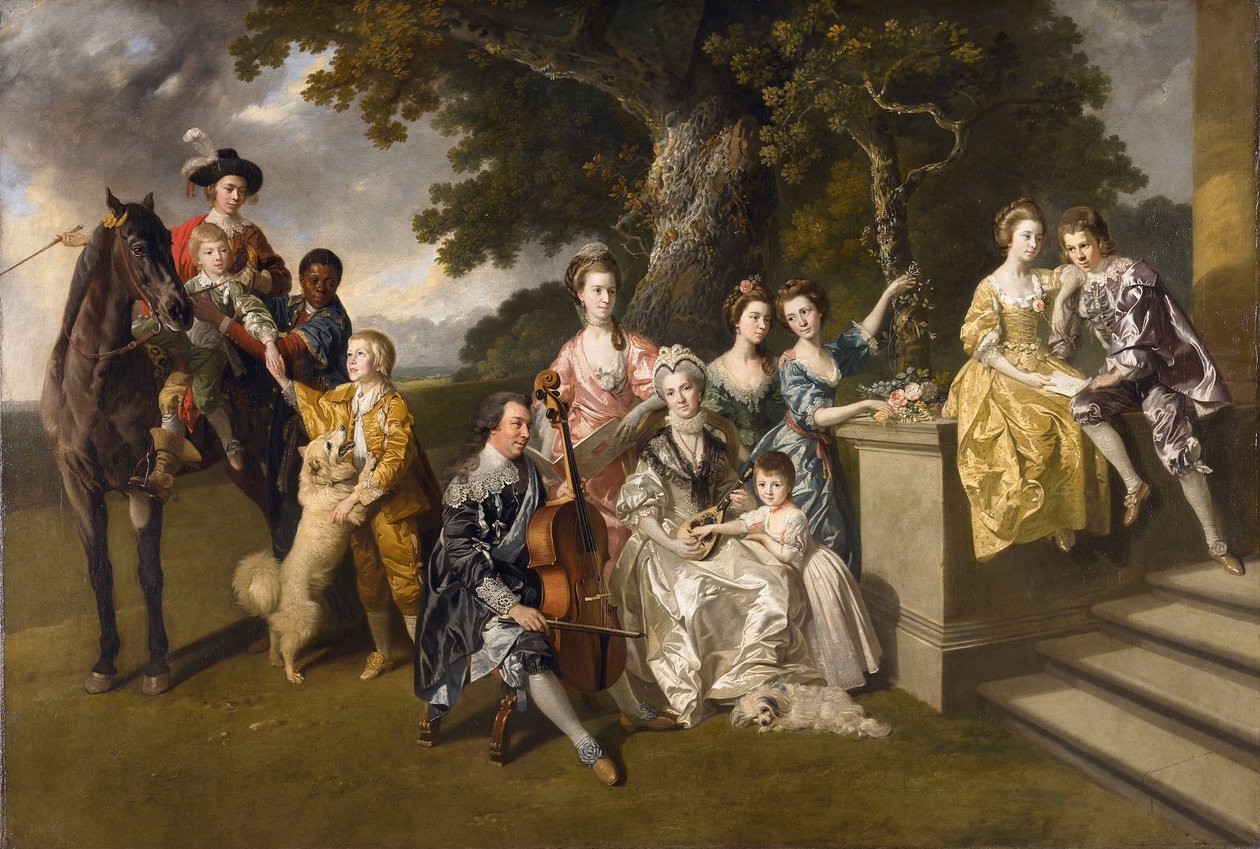 La famiglia di Sir William Young da Johann Zoffany