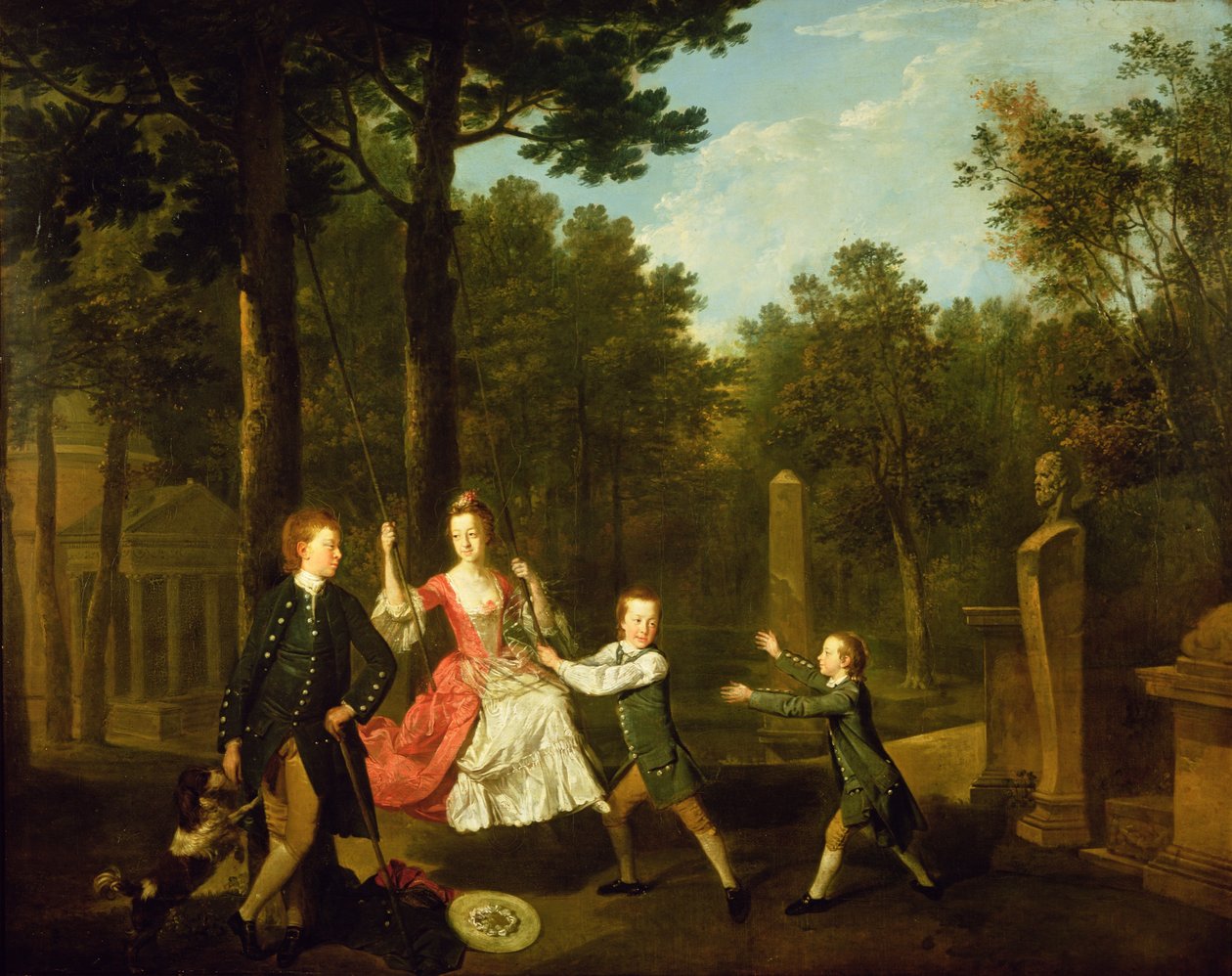 I figli del 4º Duca di Devonshire da Johann Zoffany