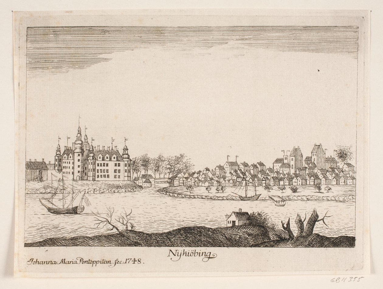 Castello di Nykøbing, Falster da Johanna Maria Pontoppidan