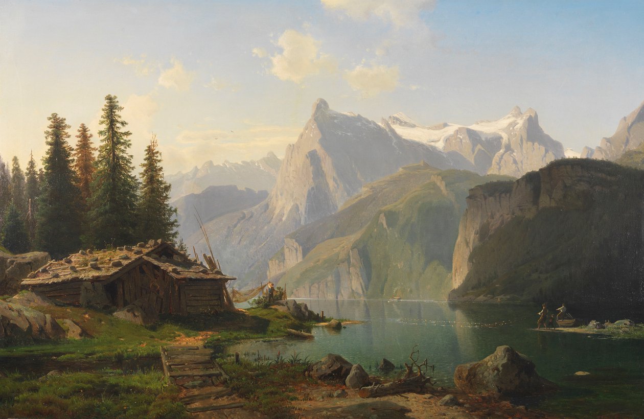 Sul Lago dei Quattro Cantoni da Johannes Bartolomaus Duntze