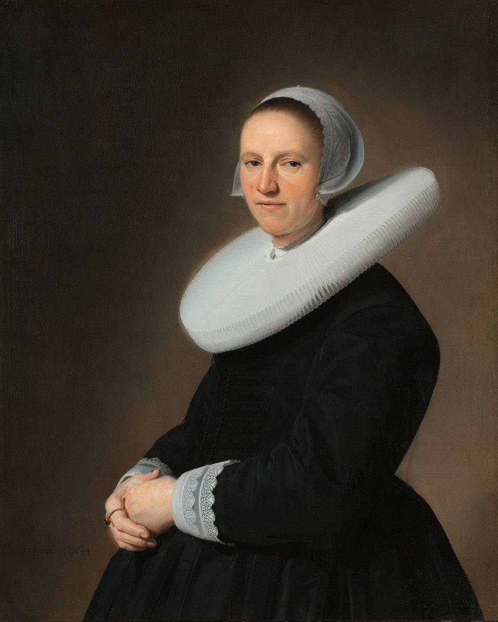 Ritratto di Adriana Croes (1599-1656) da Johannes Cornelisz. Verspronck