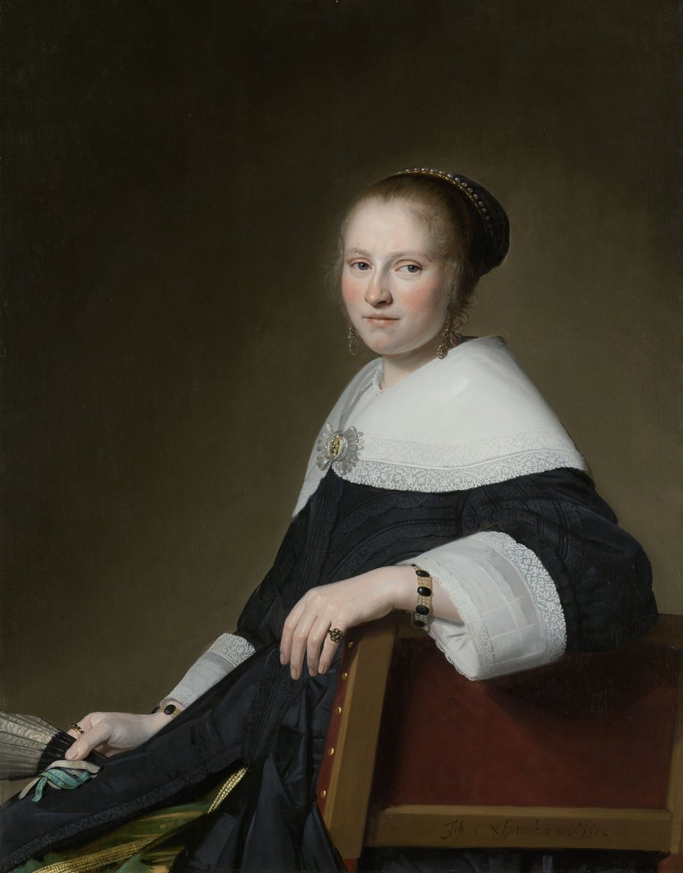 Ritratto di Maria Strijp da Johannes Cornelisz. Verspronck