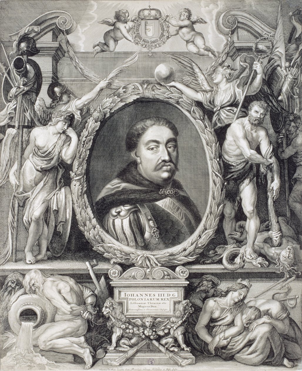 Jan Sobieski III (1624-96) Re di Polonia, 1683 da Johannes de Ram