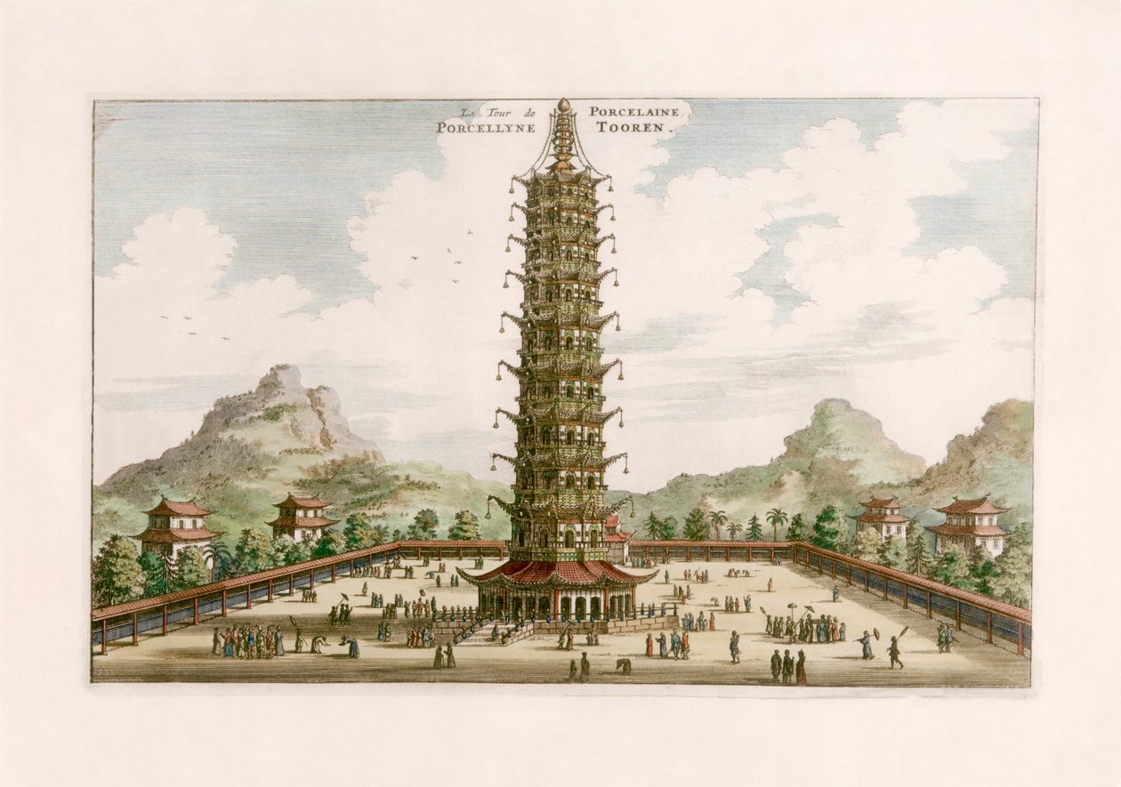La Torre di Porcellana da Johannes (after) Nieuhof