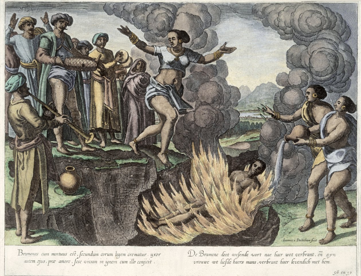 Sati, illustrazione da 