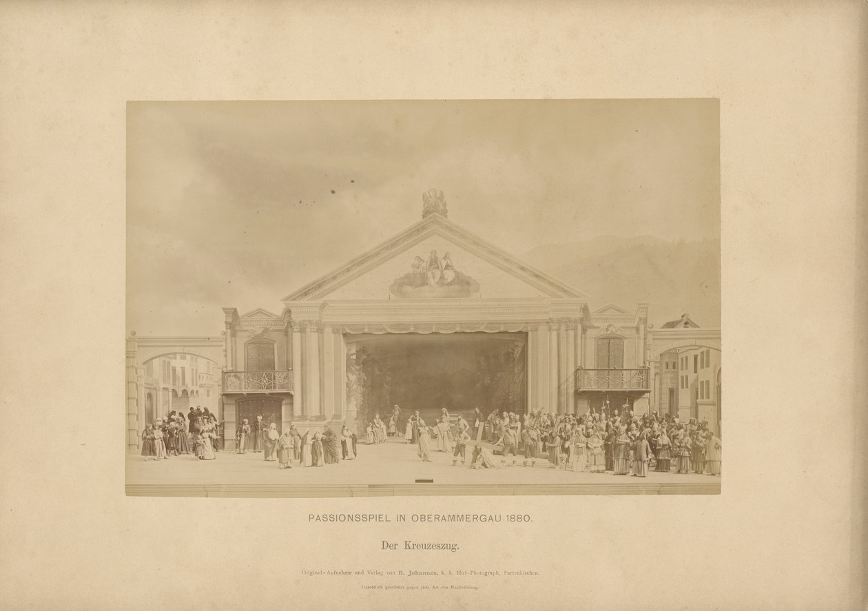 Passione di Ober-Ammergau - La processione della croce da Johannes Bernhard