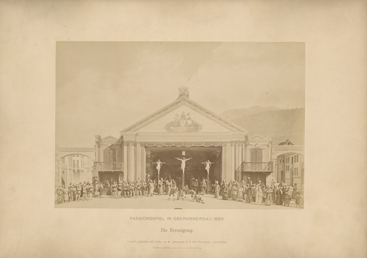 Passione di Ober-Ammergau - La crocifissione da Johannes Bernhard