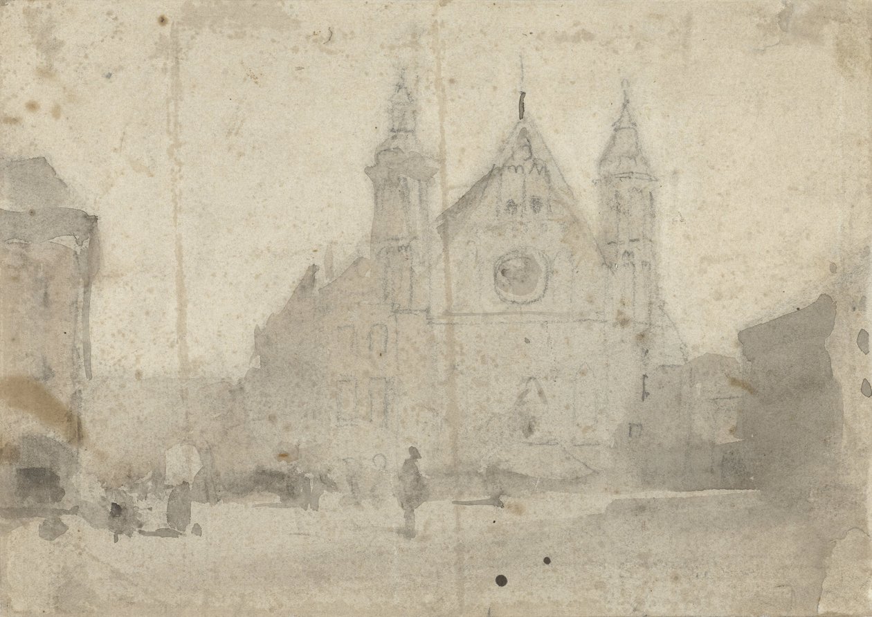 Vista della Sala dei Cavalieri al Binnenhof da Johannes Bosboom