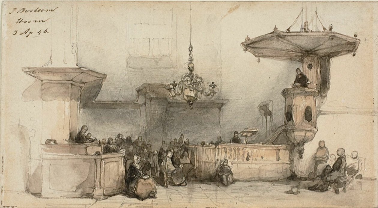 Interno di una chiesa da Johannes Bosboom