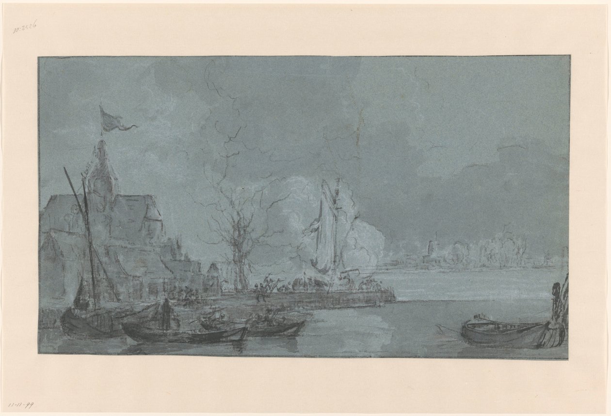 Ultimo colpo di Dordrecht contro i francesi a Papendrecht, 1813 da Johannes Christiaan Schotel